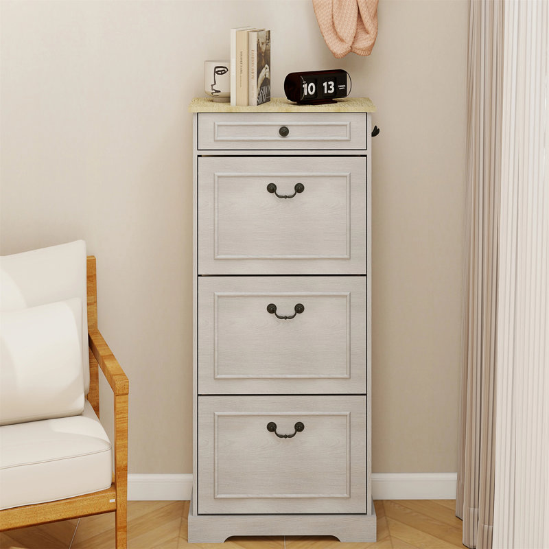 Armoire de rangement pour chaussures avec 1 tiroir