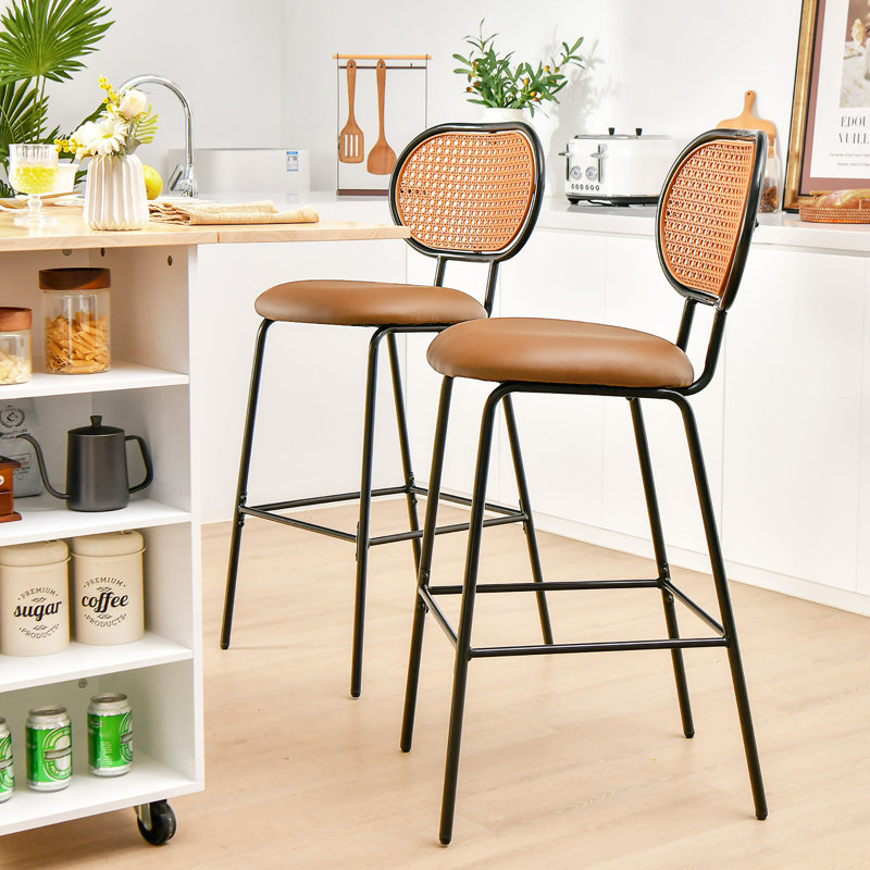 Tabouret 29,5 "Itzhak, Brun