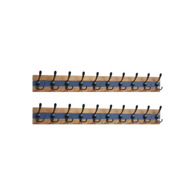Freestanding 9 - Hook Coat Rack