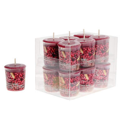 Cranberry Delight Scented Votive Candle