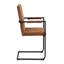 Chaise avec accoudoirs rembourrée Sahak