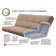 Stratford 86" Wide Futon with Storage