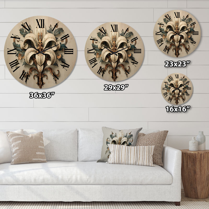 Horloge murale Reliford, Moyenne