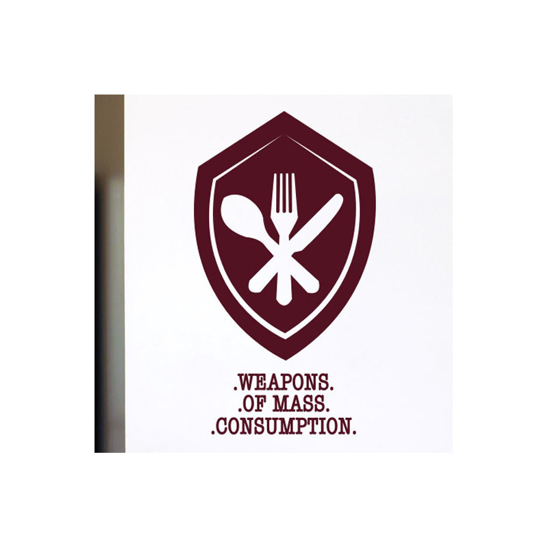 Wall Decal, Burgundy, Large