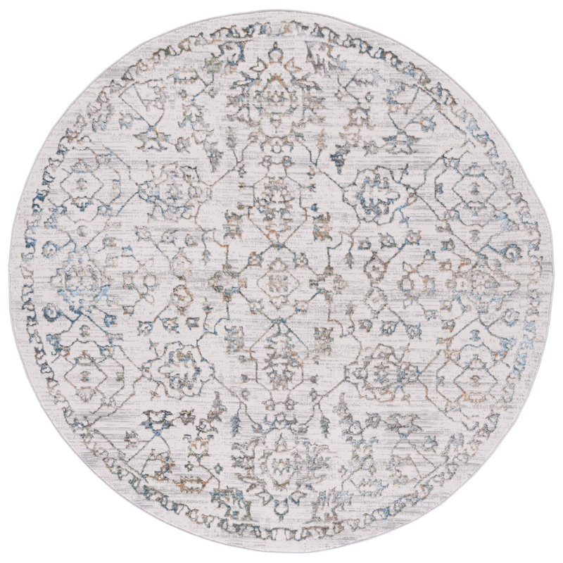 Caben Air Performance Oriental Rug, Round 6'7"