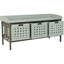 Banc de rangement en bois American Filbert Collection American Homes