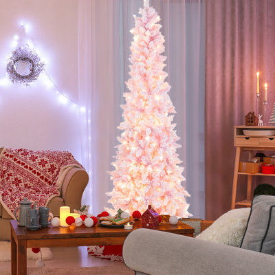 7' Lighted Spruce Christmas Tree