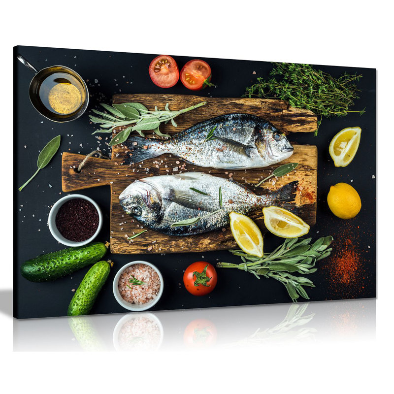 Sea Bream Fish Restaurant - Wrapped Canvas Print, 51cm H x 76cm W