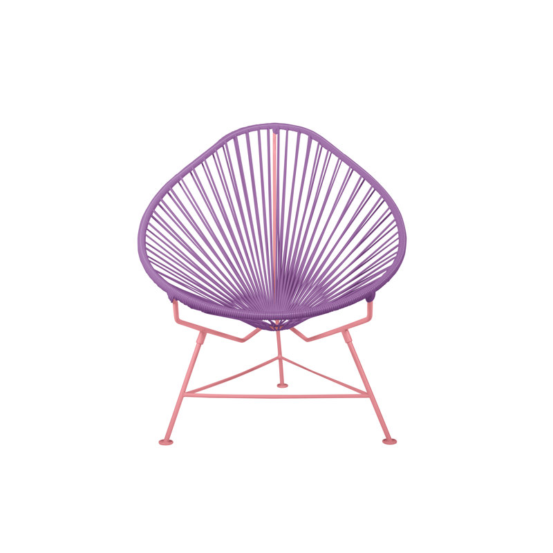 Chaise de jardin, Orchidée / corail