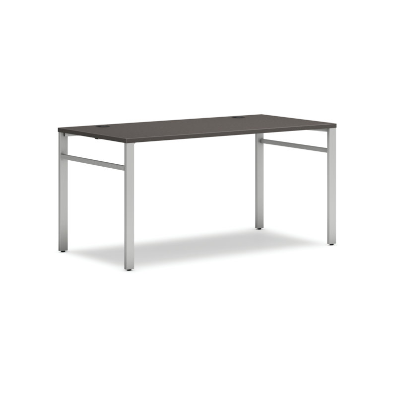 Bureau Mod U, Teck ardoise / argent