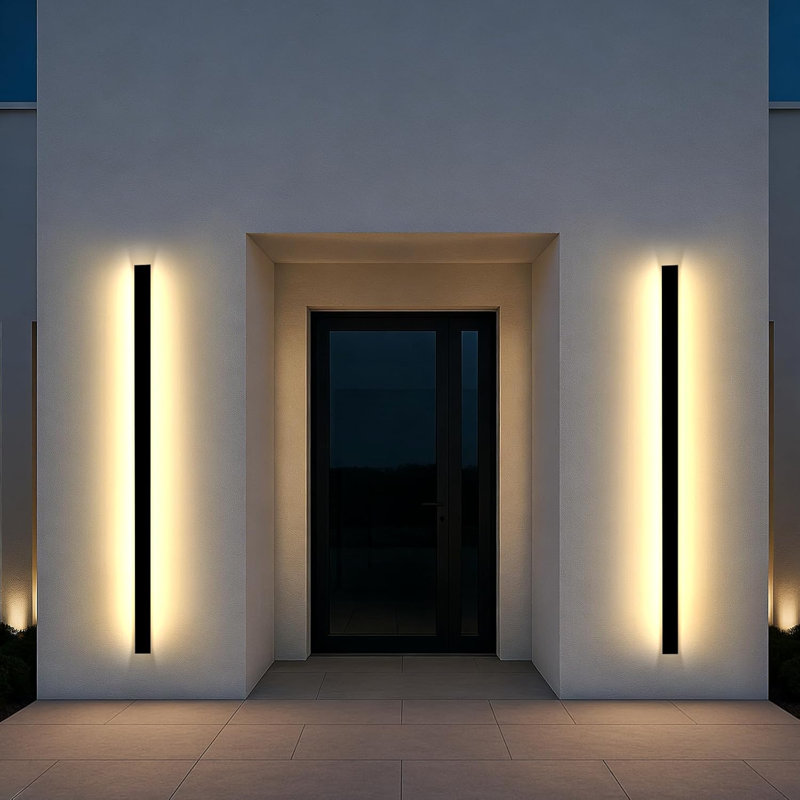 Modern Outdoor Wall Lamp, Modern Outdoor Wall Lamp, 92.3"