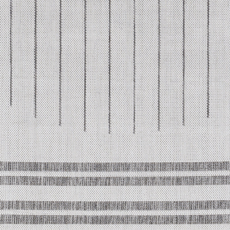 Tapis intérieur / extérieur en polypropylène tissé à la machine Husik, Rectangle 5 pi 3 po x 7 pi