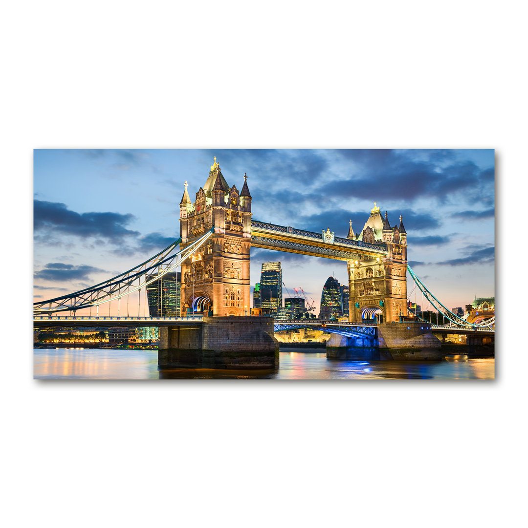 Tower Bridge London - Kunstdrucke auf Segeltuch