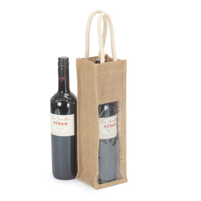 Single Bottle Jute Bag