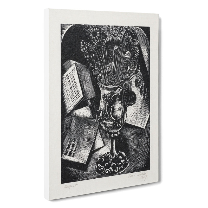 Bouquet Of Flowers by Paul Nash - Wrapped Canvas Print, 60cm H x 40cm W x 3cm D