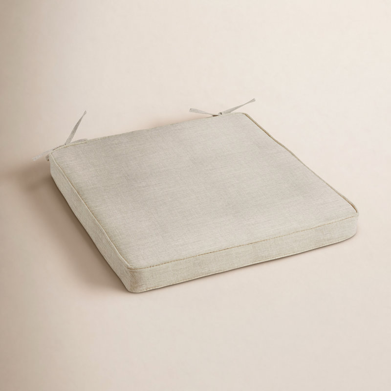 Coussin de siège Farleigh Sunbrella, Tissage uni argent coulé Sunbrella®