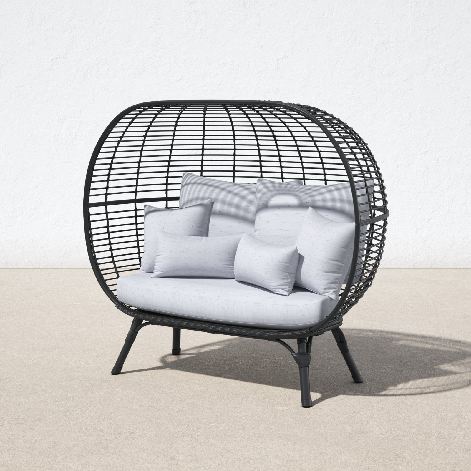 Vikki 68.75 " Patio Loveseat