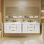Meuble-lavabo mural 36 po avec 2 tiroirs, meuble-lavabo flottant 36 po
