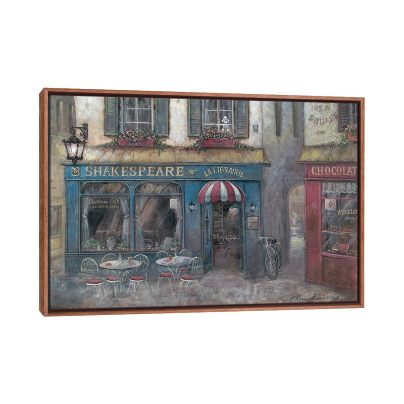 Favorite Getaway par Ruane Manning - reproduction d'art, H 40 po x l 60 po x P 1,5 po, Toile avec cadre brun, Aucun mat