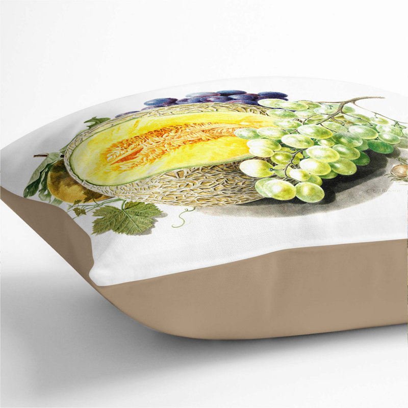 Square Throw Cushion, 55cm H x 55cm W x 20cm D, Stone