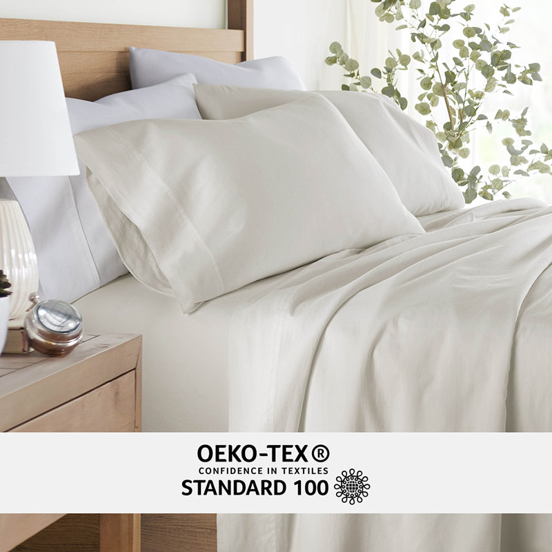 Ivory Cotton Standard Pillowcase Set for Kids Unisex