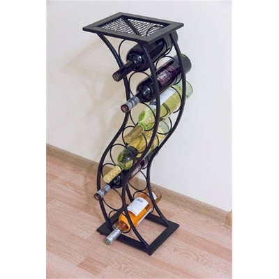 Demitrios Wine Bottle Rack in Black