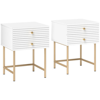 Becraft 40cm W Manufactured Wood Bedside Table