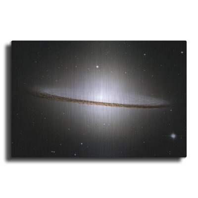  'Sombrero Galaxy' by NASA's Hubble Space Telescope Metal Wall Art