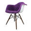 Fauteuil en velours de 24,5 po Balough