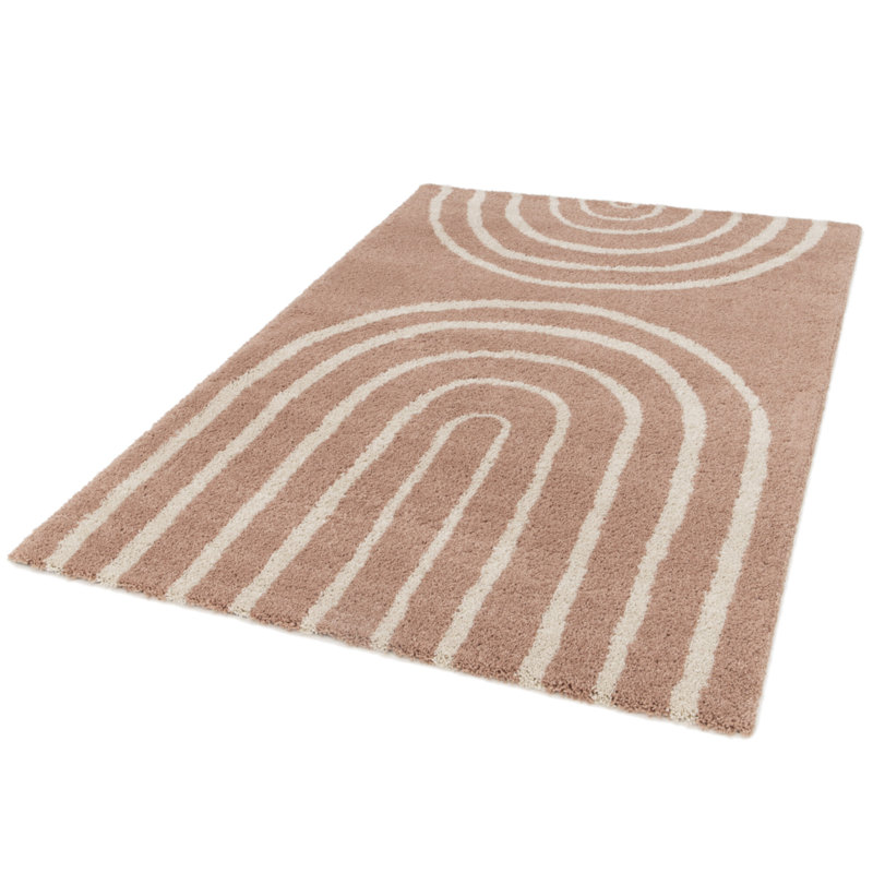 Harlan Geometric Shag Area Rug, Rectangle 160 x 230 cm
