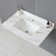 37 Inch Marble Vanity Top, Bathroom Vanity Top With Undermount Rectangular Middle Sink And 4" Height Backsplash, Pre-Drilled  Faucet Hole  Vanity Top, Carrara White With Veins