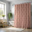 Rideau de douche 1 pièce Pink Gold Blue Elegance-1938402794