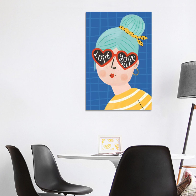 Everyday Hey Girl II by Lisa Barlow - Wrapped Canvas Print, 101.6 cm H x 66.04 cm W