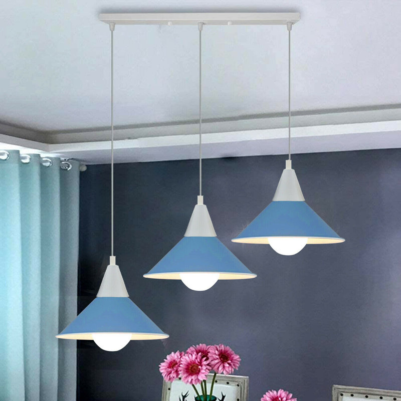 Whiting 3 - Light Kitchen Island Pendant, Blue