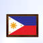 « philippines country flag », impression sur toile encadrée-41274280-41933697
