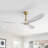 Nicola 60" 3-Blade Modern Ceiling Fan With Remote Control-1834219921