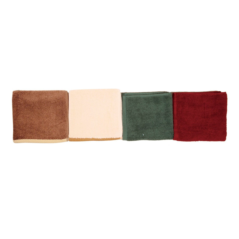 Cotton Blend Washcloth, Mocha