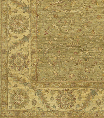 Tapis beige / Olice Gundega, Rectangle 6 pi x 9 pi