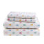 Ensemble de draps et de draps 100% coton doux, flanelle multicolore pour toutes les saisons