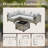 Emroy 6 - Person Reversible Modular Outdoor Conversation Set,Wicker Patio Seating Group with Lighted Coffee Table, All Weather Swivel Chair Set with Cushions-1029548066