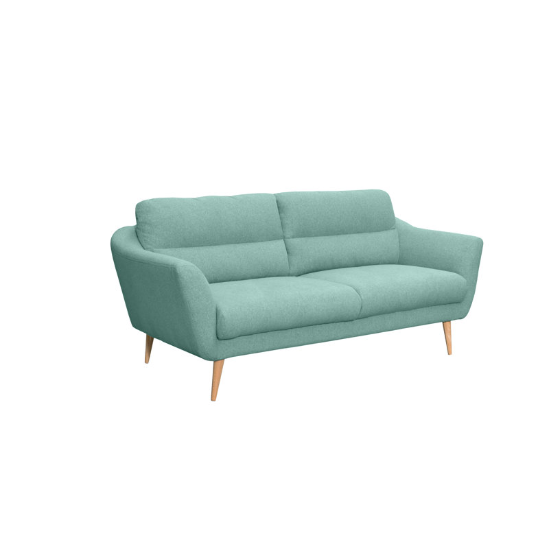 Rosales Odense 2 Seater Upholstered Loveseat, Turquoise, 3