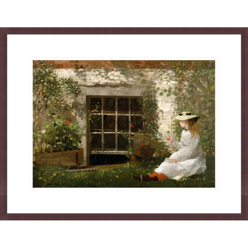 Le trèfle à quatre feuilles par Winslow Homer, impression giclée sur cadre, H 16,93 po x l 21,75 po