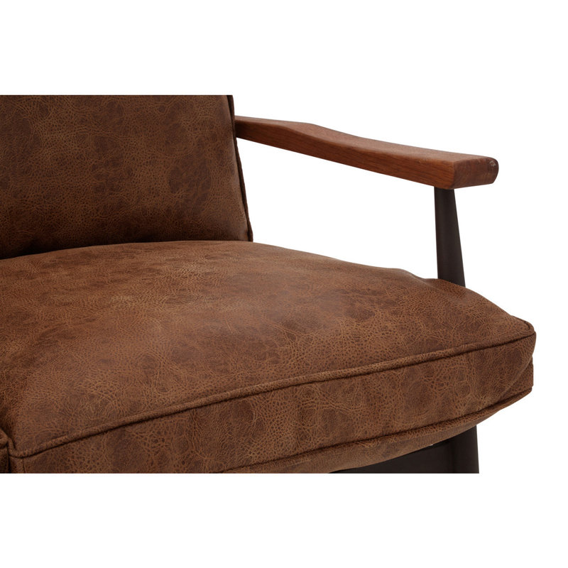 Fyre 2 Seater Faux Leather Loveseat