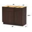 Base de meuble-lavabo simple 39 po seulement-96924161