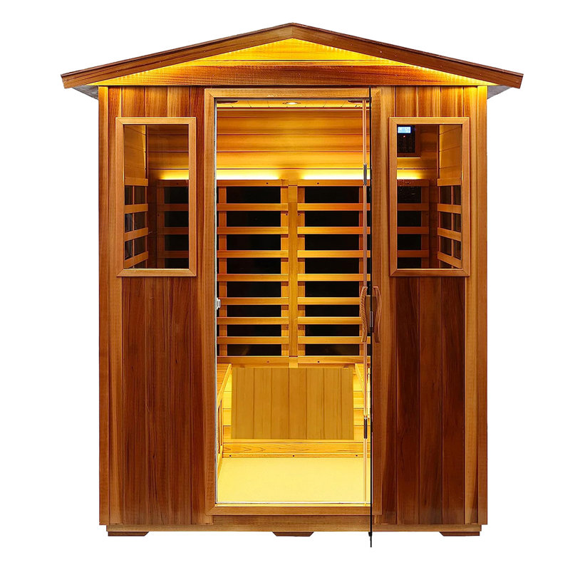 NEW Four-person far-infrared outdoor sauna