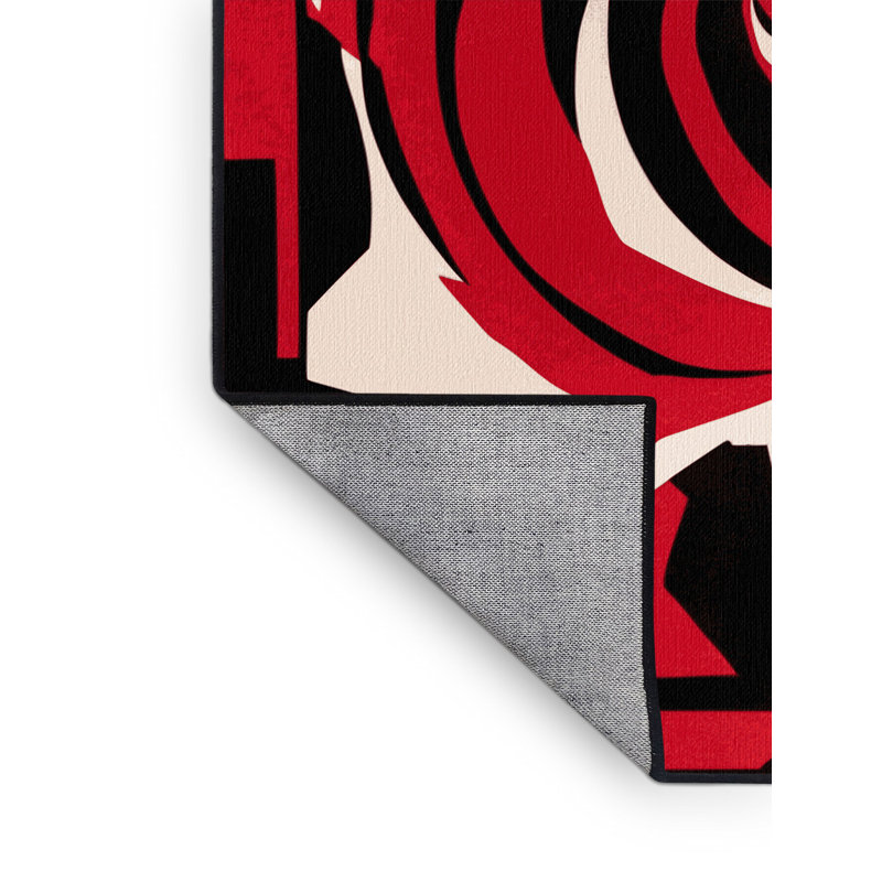 Solar Inferno Rug, Round 6'