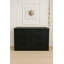 Commode noire à trois tiroirs Morgan