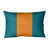 Bleu sarcelle foncé du Pacifique / orange brulé