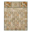 Hand Knotted Wool Geometric Area Rug in Polychromatic-2132953251