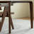 Walnut Solid Wood Dining Table-99326489